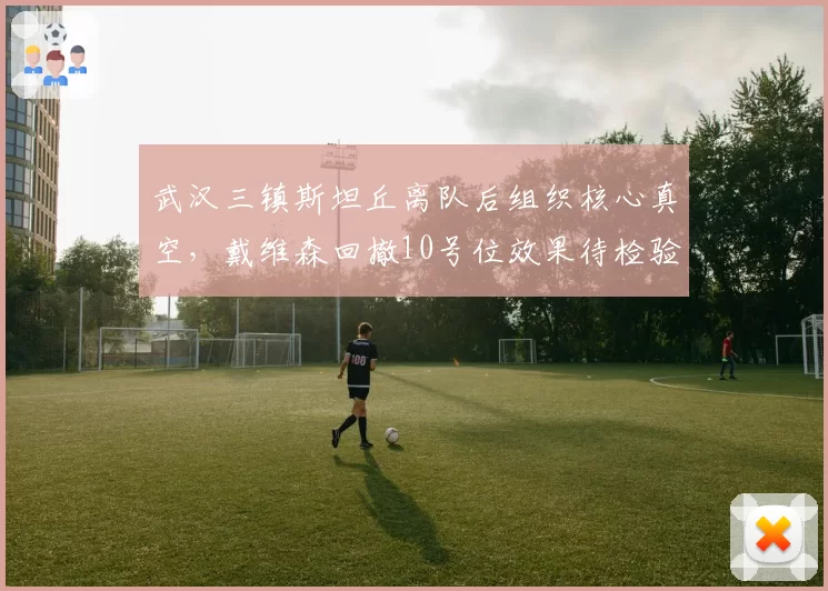 武汉三镇斯坦丘离队后组织核心真空，戴维森回撤10号位效果待检验